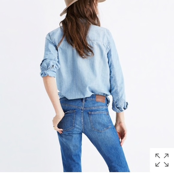 NEW • Madewell • Boyjean Slim Boyfriend Jean Blue - Picture 3 of 8